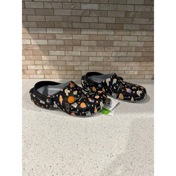 DISNEY PARKS EXCLUSIVE 2020 HALLOWEEN Light Up CROCS Adult Men 9/Women 11 New - Picture 2 of 4